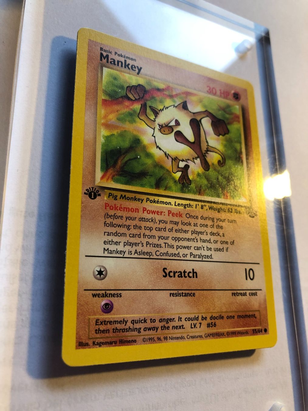 Sammelbilder & Trading cards: Mankey 1st Jungle - MINT - ab 1.- – Gebraucht aus Giubiasco von dan_pr8b 1