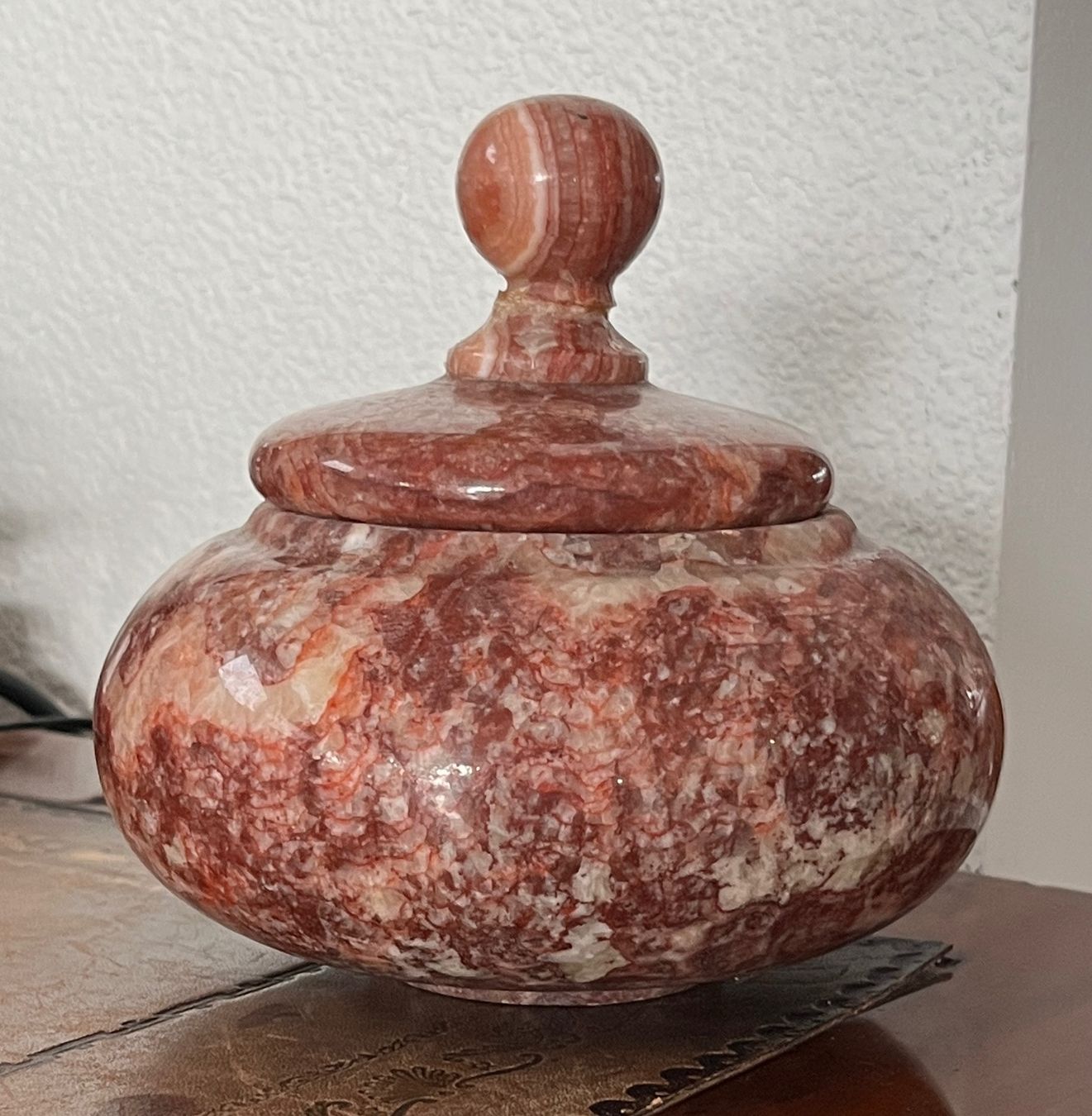 Sucriers: Deckeldose - Dekorative Onyx Dose mit Deckel – D'occasion à Stetten AG par Brissago25