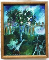 Gemälde im Stile des Surrealismus - Öl auf Leinwand