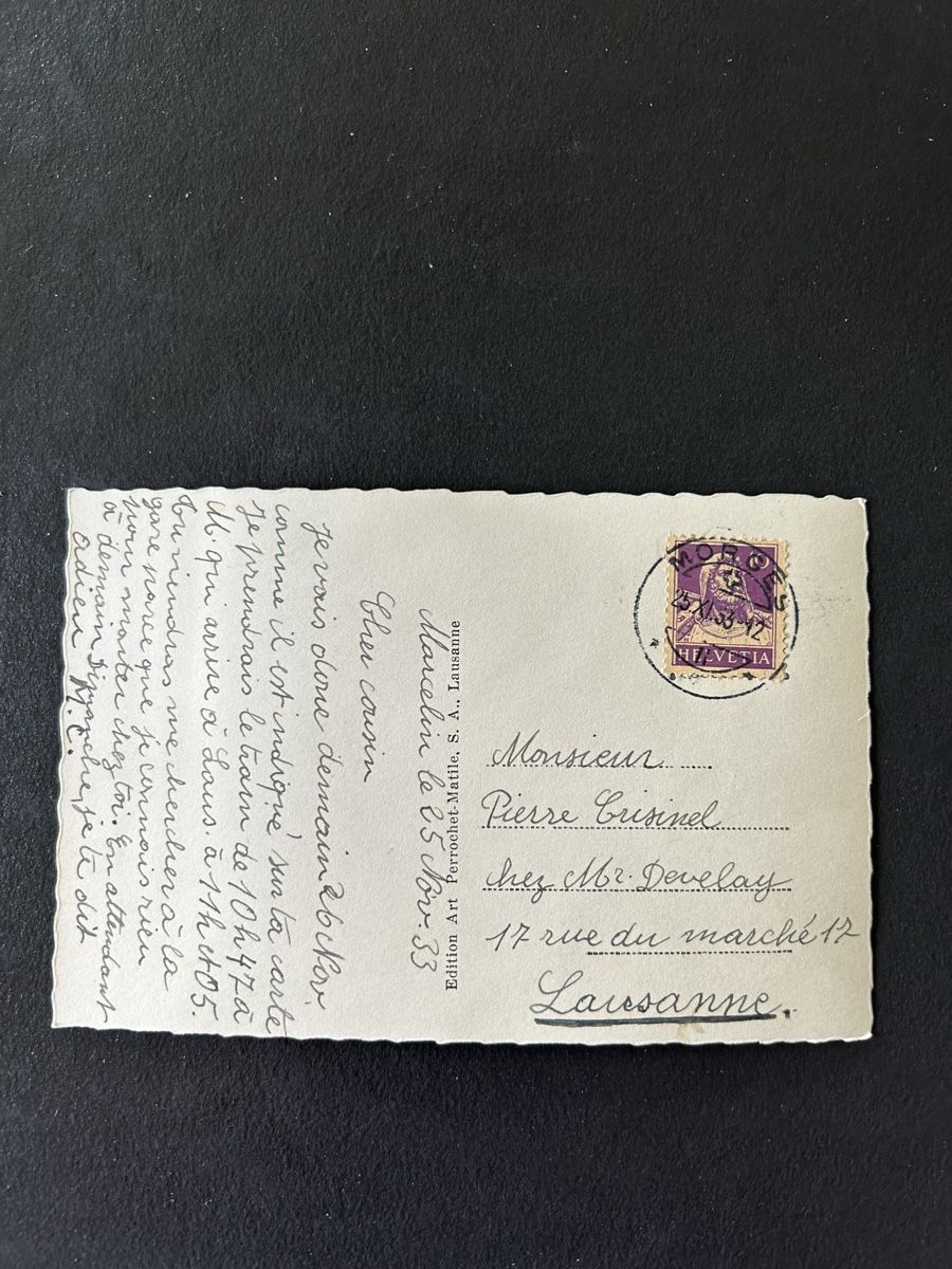 Cartoline postali: Carte postale ancienne Marcelin/Morges, rare édition! – Usato da St-Cierges venduto da Crisi53 1