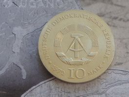 German Democratic Republic (DDR) 10 Mark 1972 Heinrich Heine