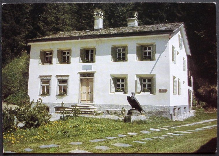 Ansichtskarten: SILS-MARIA Nietsche Haus – Gebraucht aus Jona von philajona