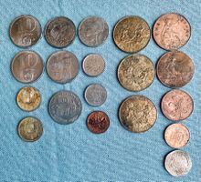 Lot Münzen diverse Länder (inkl.2 Pfund Münze)