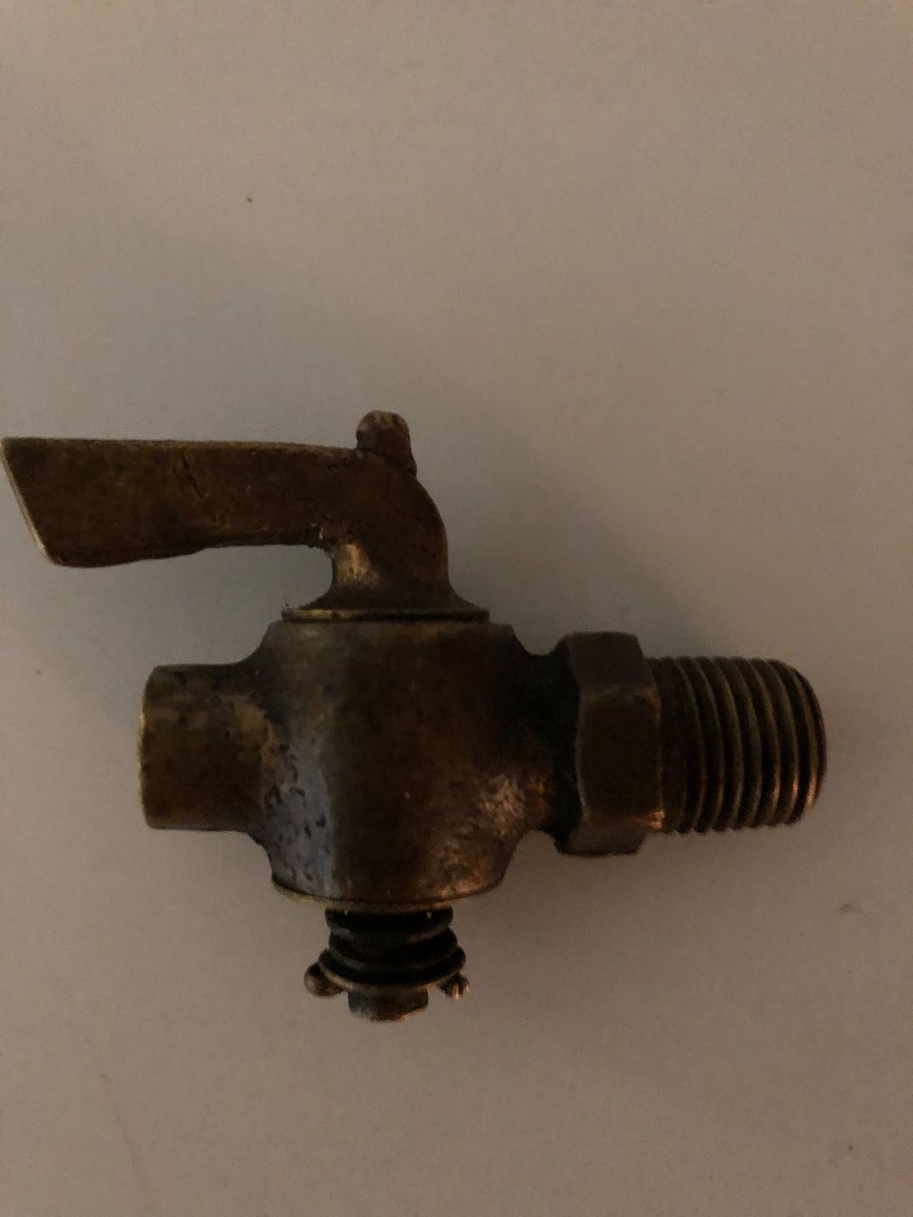 Rubinetteria: Wasserhahn, Messing, antik, klein – Usato da Niederurnen venduto da Guste 3
