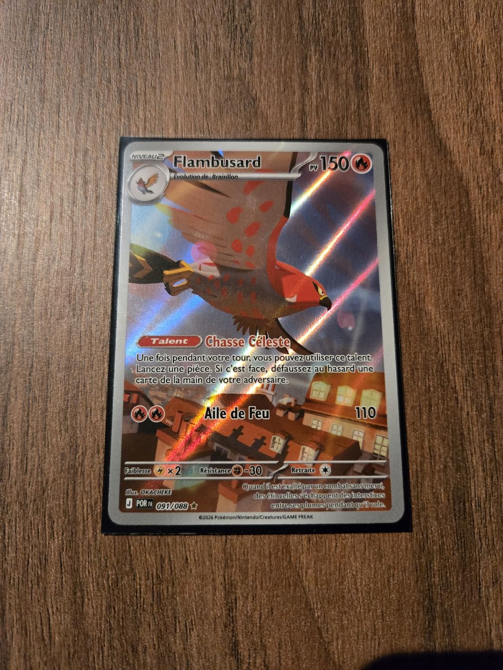 Pokémon Carte collezionabili: Équilibre parfait flambusard 091/088 – Nuovo e nell'imballaggio originale da Rossinière venduto da seb_68fd