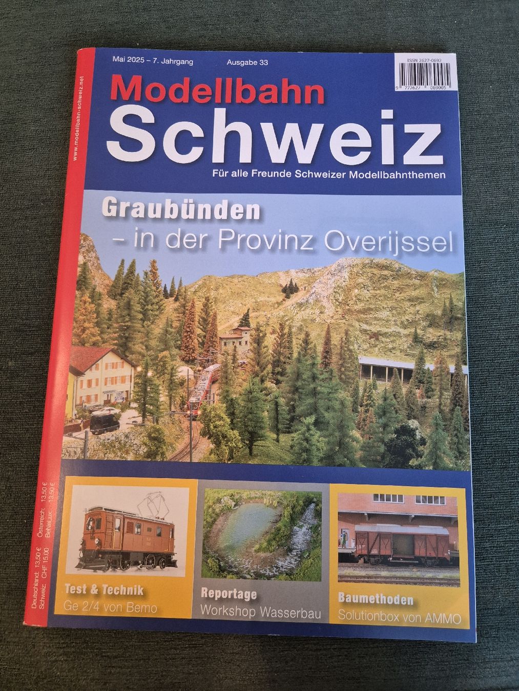 Riviste & Magazine: Modellbahn Schweiz 2025 Nr.33 – Usato da Ehrendingen venduto da Amigo5