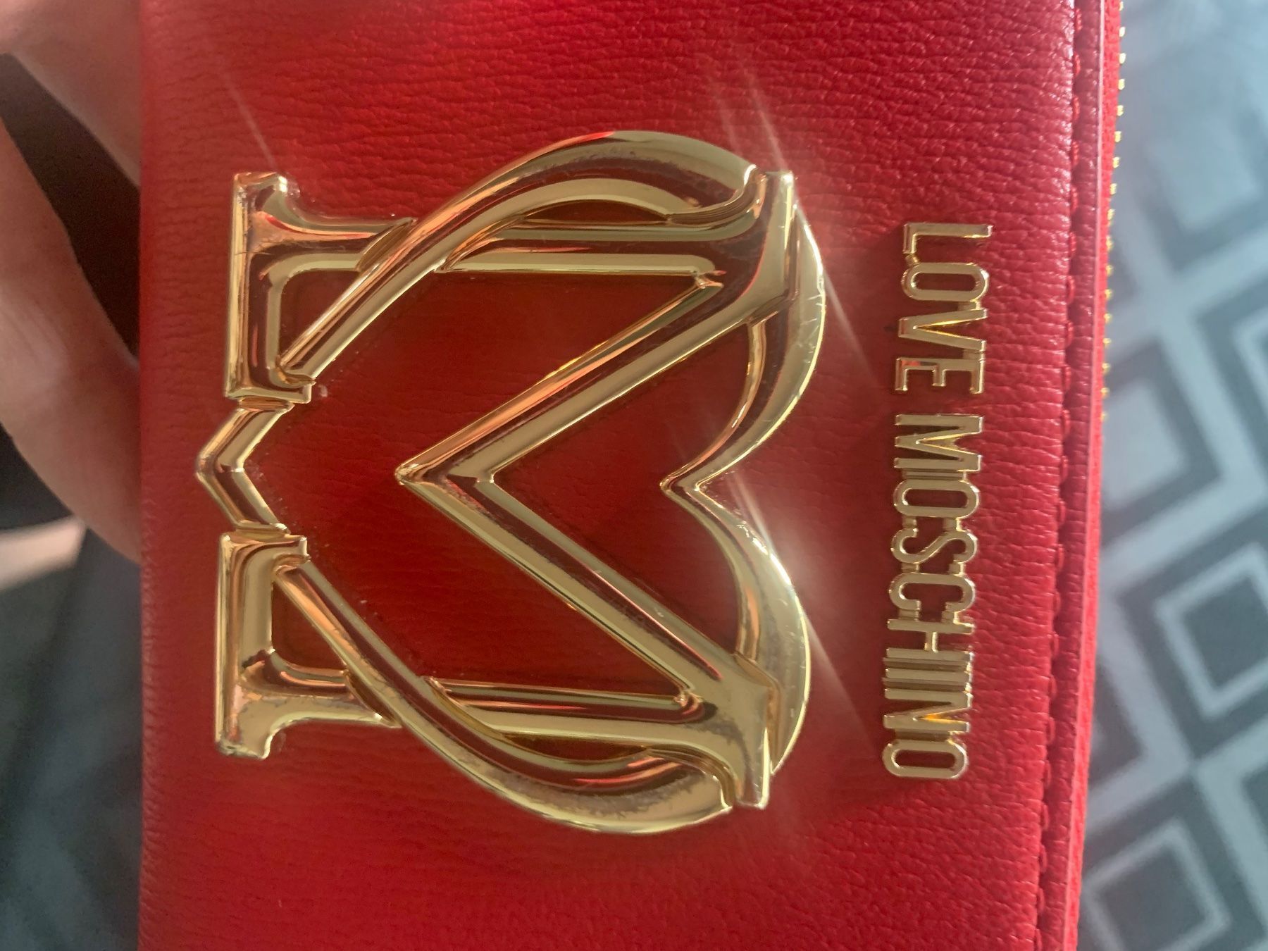 Moschino Portemonnaie: Portefeuille Love Moschino rouge – Gebraucht aus Fully von Sassa68 5