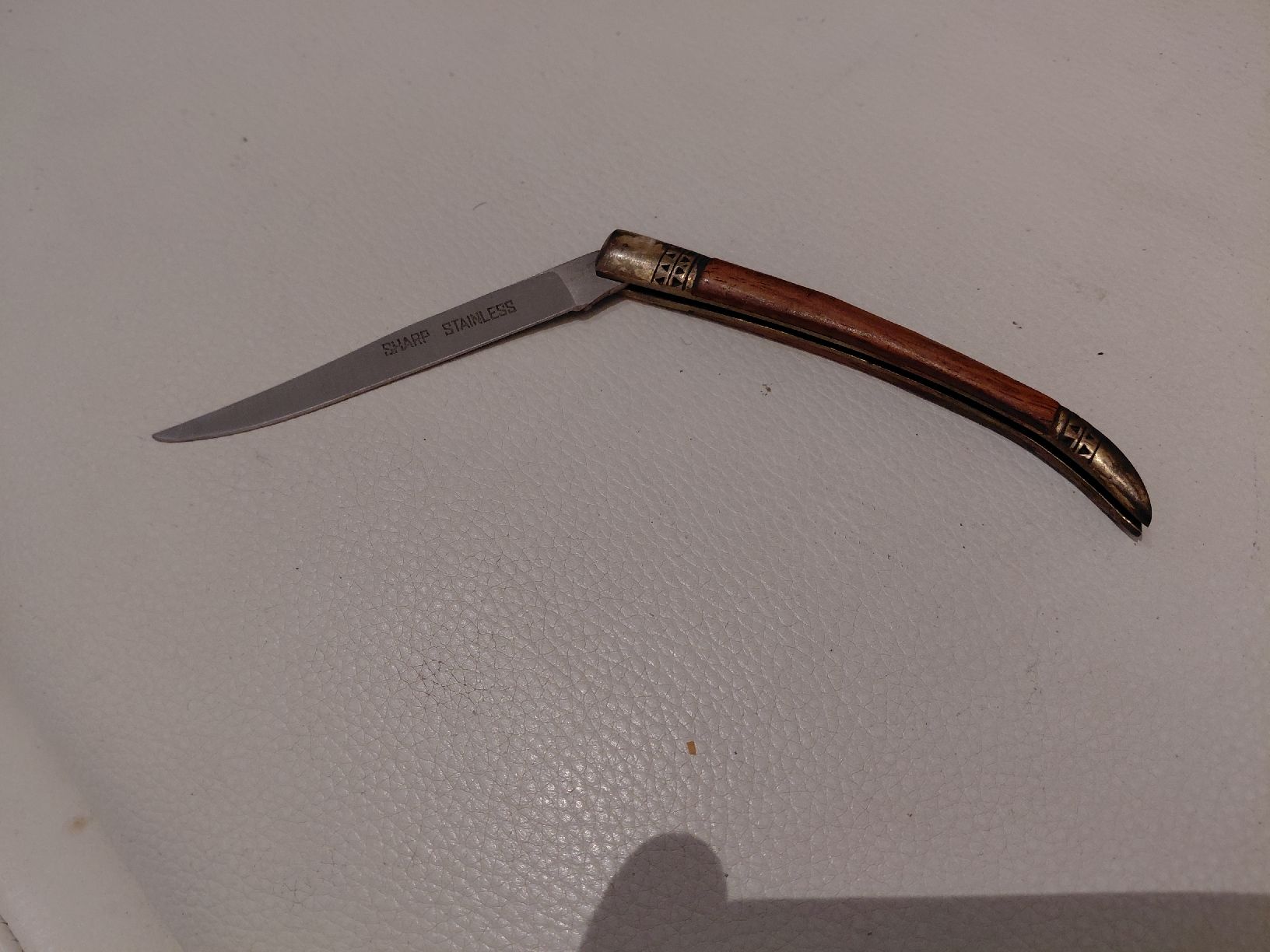 Coltelli tascabile: Taschenmesser "Sharp Stainless" mit Holzgriff, Vintage! – Usato da Belp venduto da mar_76s8