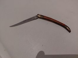 Taschenmesser "Sharp Stainless" mit Holzgriff, Vintage!