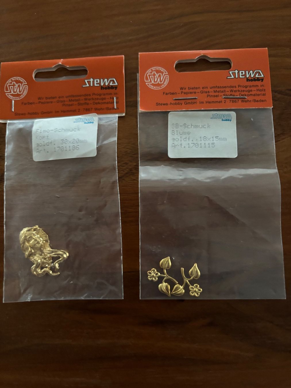 Kit bricolage: 3x Stewa Hobby Blume und Kopf – Nuovo e nell'imballaggio originale da Balsthal venduto da Uroby 1