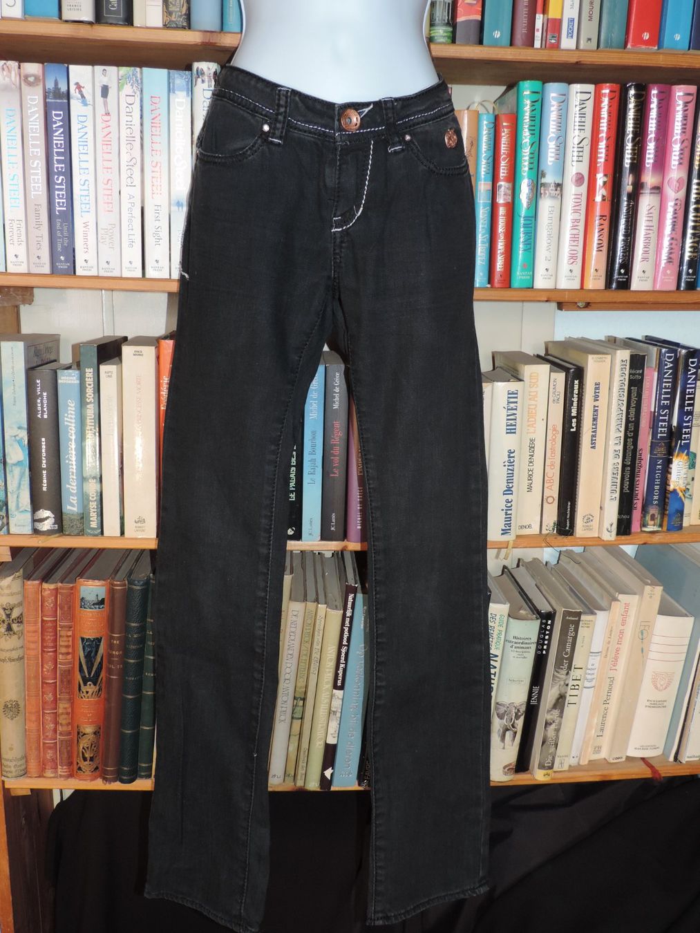 Jeans: jeans noir/gris Apple Bottom – Nuovo (secondo la descrizione) da Genève venduto da Axelle333 2