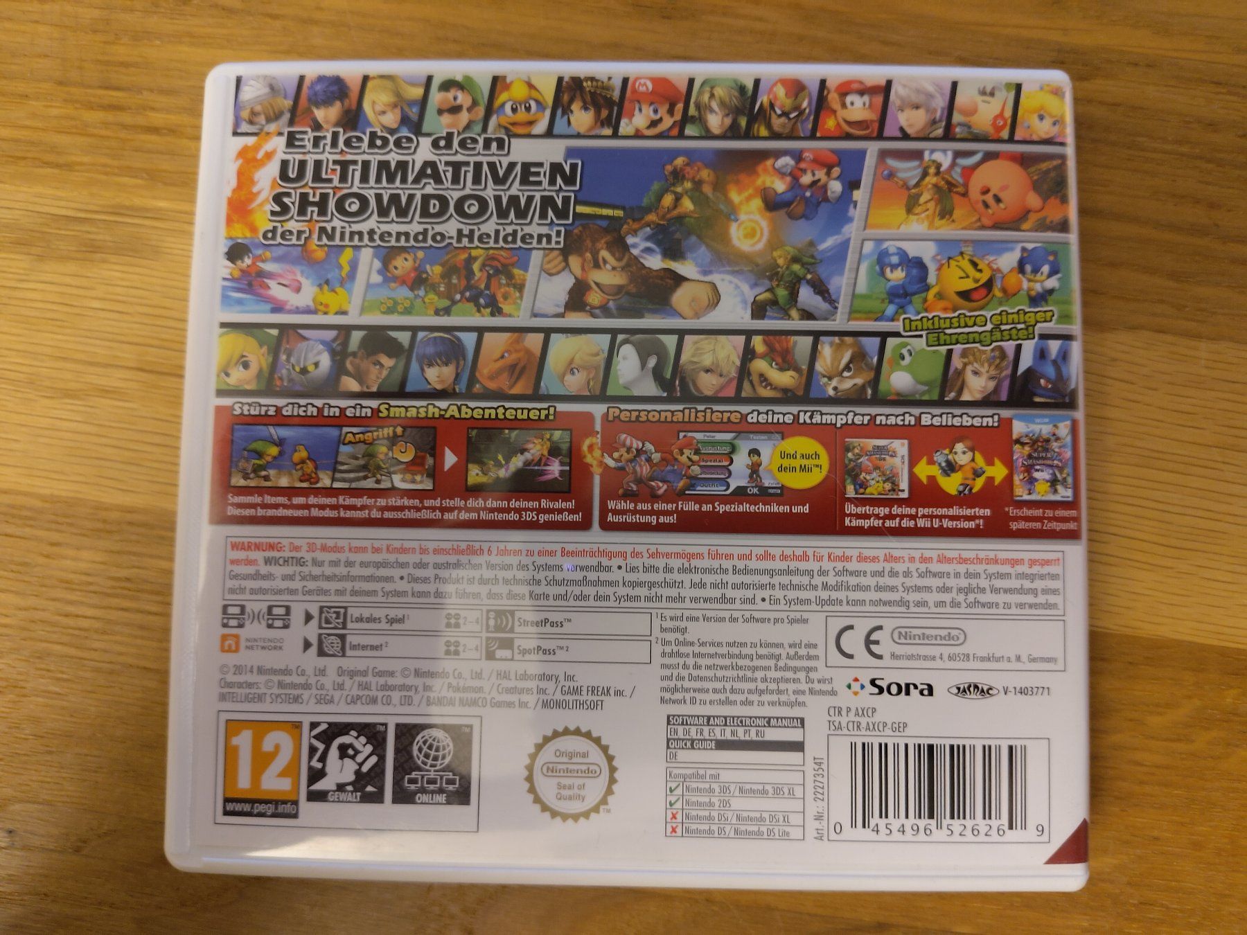 Nintendo Spiele: Super Smash Bros for Nintendo 3DS - Nintendo 3DS  – Gebraucht aus Kloten von  1