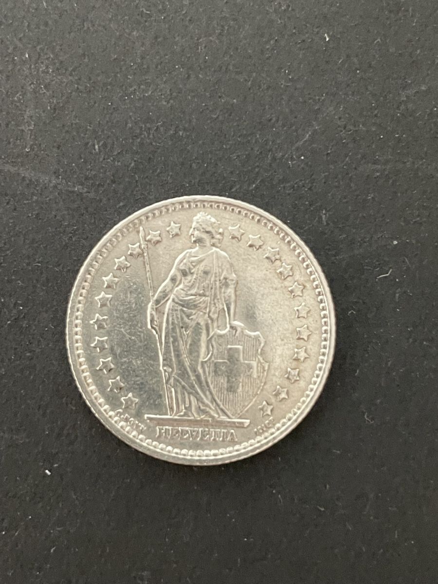 Tutti le monete: 1.- Silber CH Jahr 1955 – Usato da Meierskappel venduto da Hala03 3