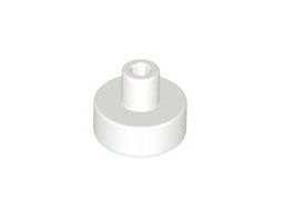 LEGO - 100x White Round 1x1 with Bar  - 20482 - NEW