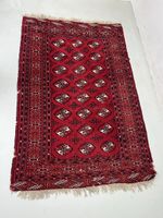Orientteppich rot gemustert ca. 190 x 130 cm gebraucht