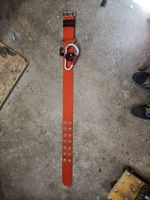 Sicherheitsgurt Orange mit Karabiner Haken neu