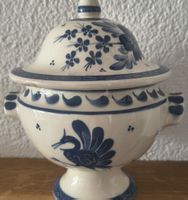 Original Greyerzer Keramik Deckeldose – Handbemalt, Schweiz 
