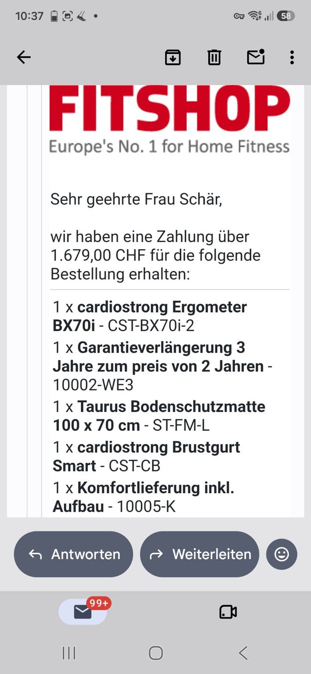 CardioStrong Hometrainer: Neuer Crosdtrainer – Neu und originalverpackt aus Langenthal von yum_l7tw 4