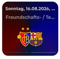 FC Basel - FC Barcelona 1 Ticket B5 Balkon