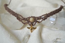 nexa - Makramee Choker-Halskette - Personalisierbar