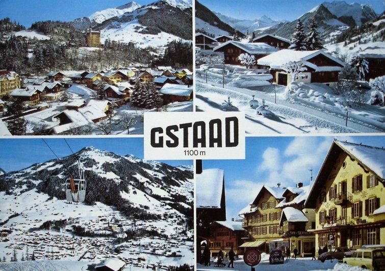 Cartes postales: GSTAAD Wintersport - Gondelbahn - Auto – Neuf (Voir description) à Jona par philajona