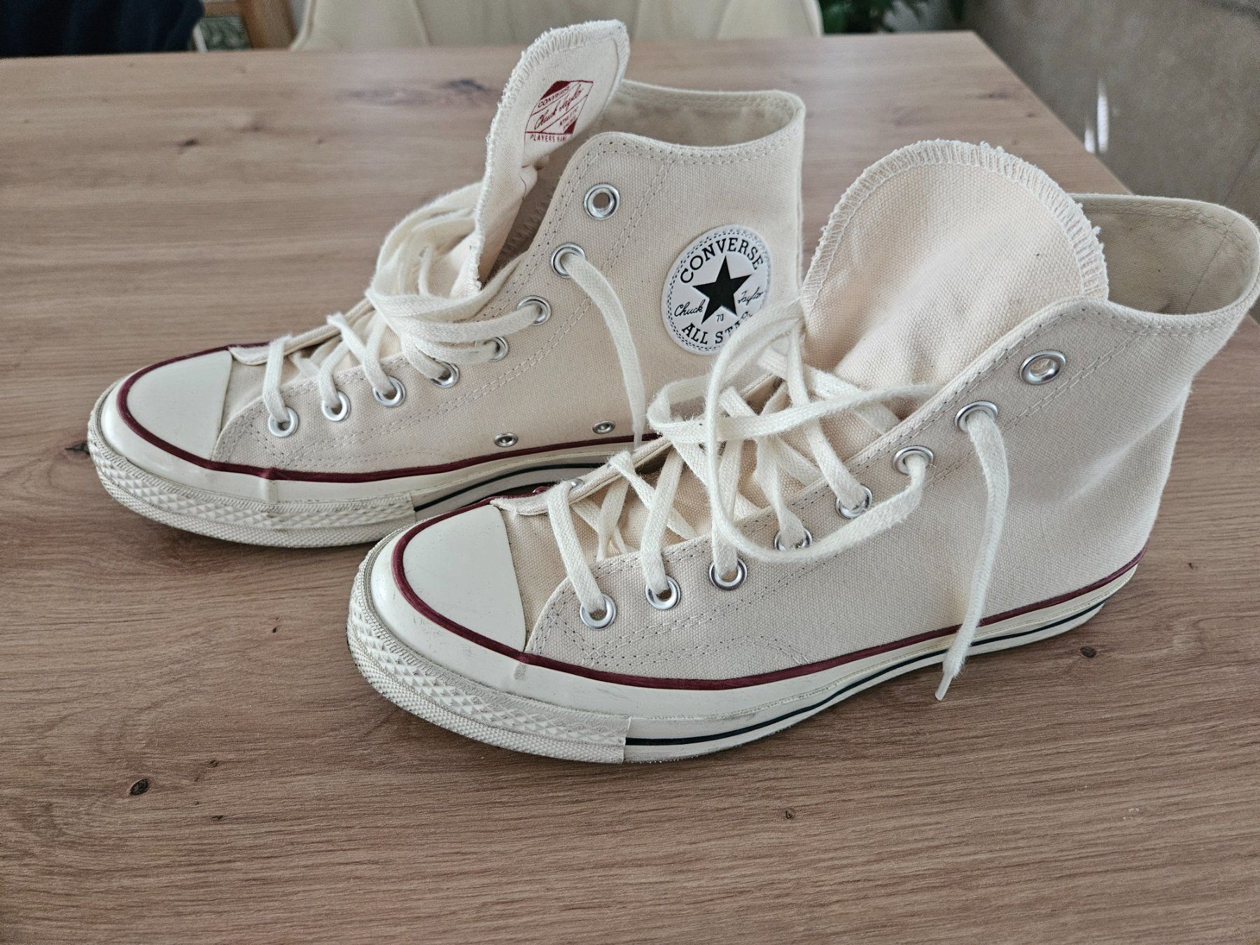 Converse Herrenschuhe: Converse Chuck Taylor All Star High Creme Grösse 41 – Gebraucht aus Dübendorf von ciindarxlla