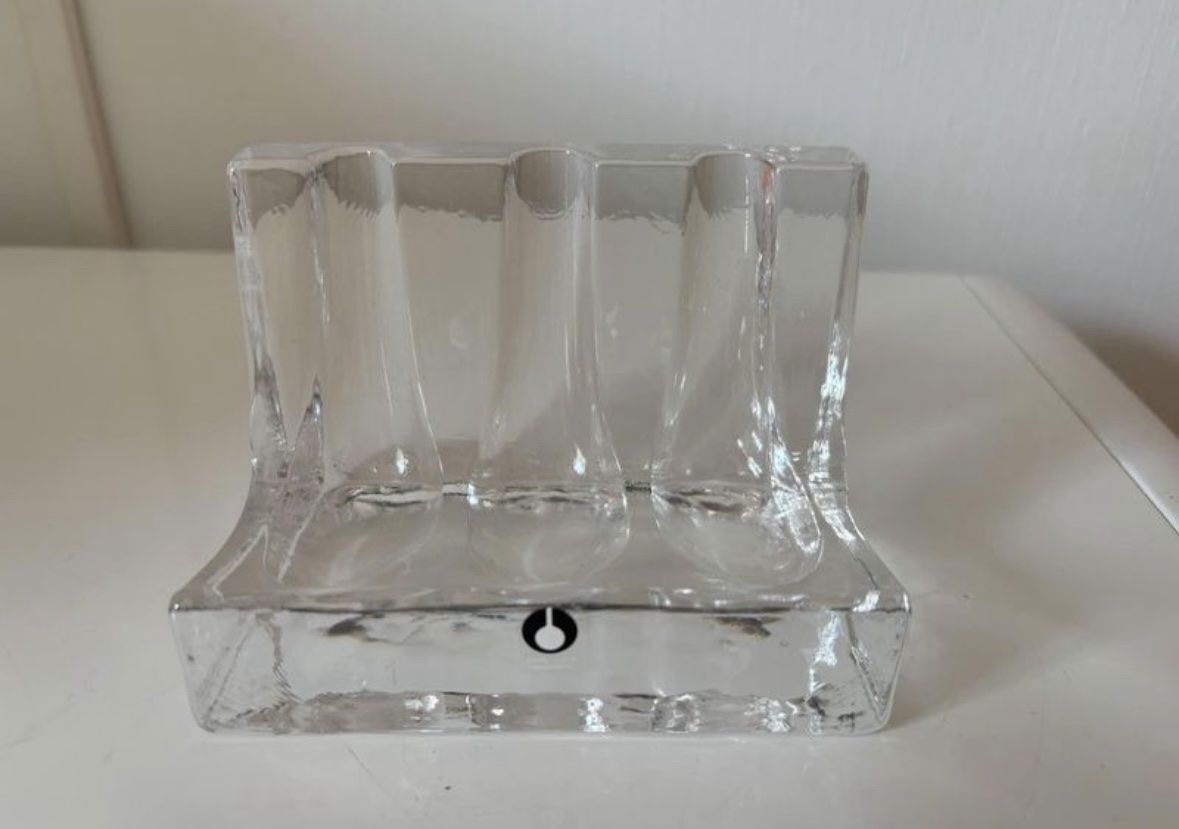 Bicchieri: Porte-pipe vintage en verre massif – Nuovo (secondo la descrizione) da Genève venduto da ati_tj8f