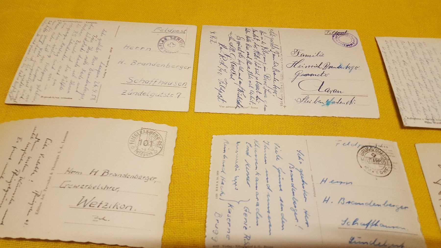 Tutti i francobolli: Lot von 10 Stk. Feldpostbelege Schweiz – Usato da Remetschwil venduto da Hofiii 6
