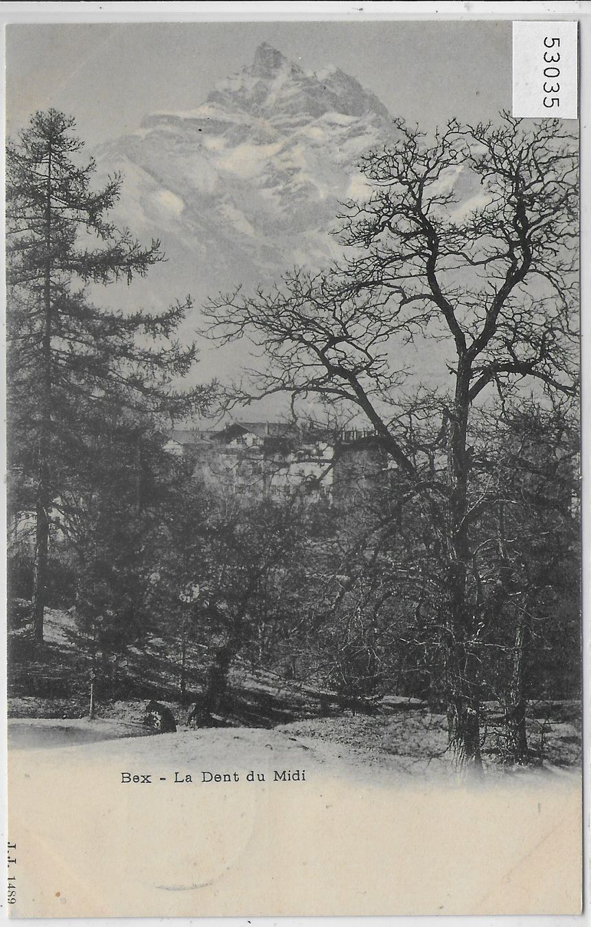 Cartoline postali: Bex - La Dents du Midi – Usato da Ettingen venduto da Kartenplanet