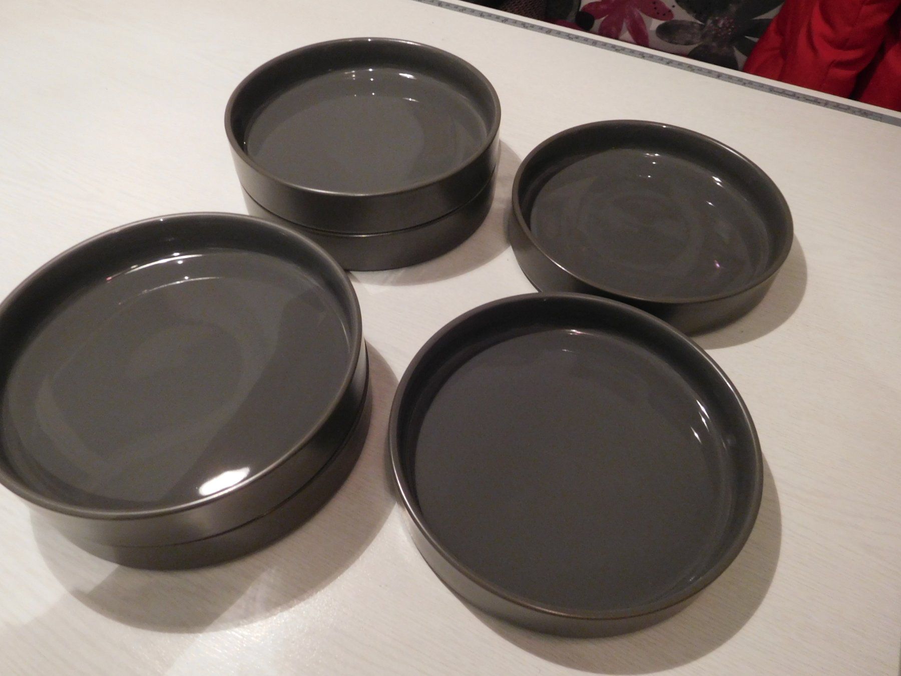 Blomus Piatti: BLOMUS 6 Stk. TELLER Dessert Salatteller 20cm anthrazit – Nuovo e nell'imballaggio originale da Holziken venduto da Rupe 3