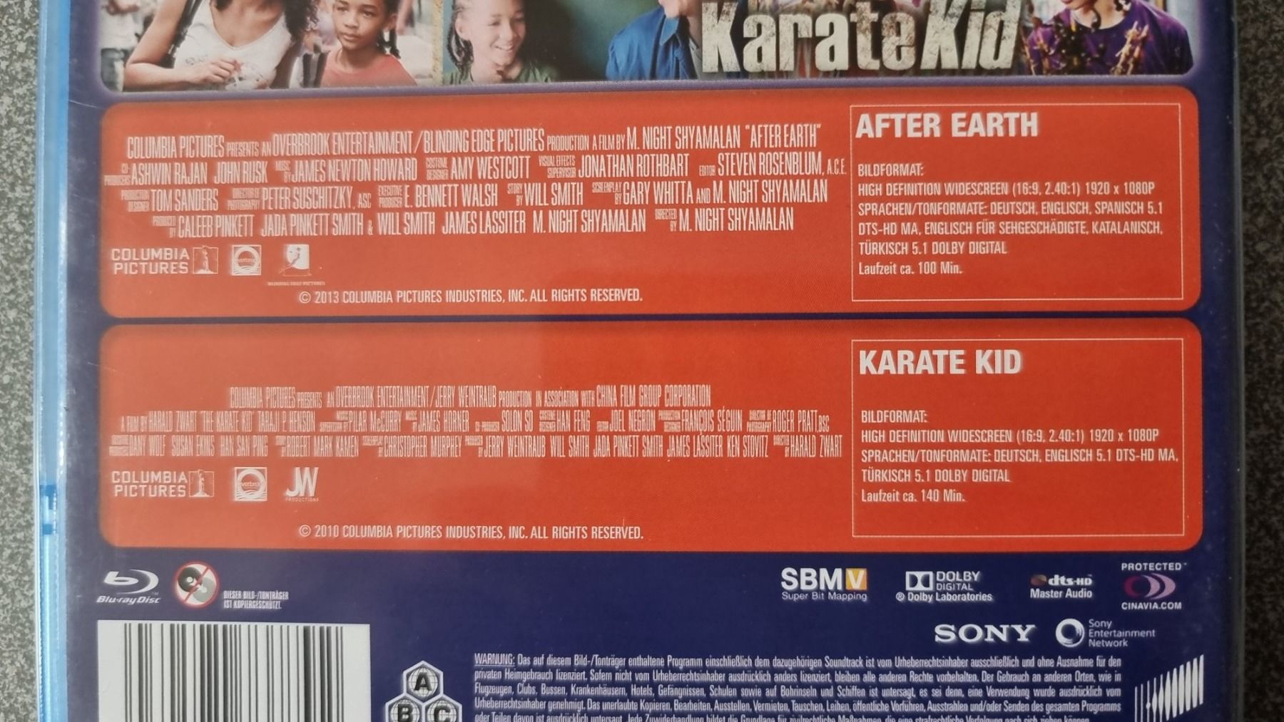 Tutti i DVDs: Blu Ray - After Earth & Karate Kid – Usato da Oetwil am See venduto da fineli2 1
