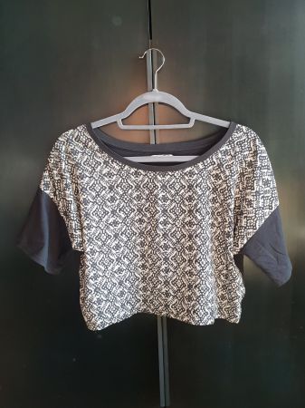 🐸 BERSHKA LUFTIGES ETHNO TOP Gr M