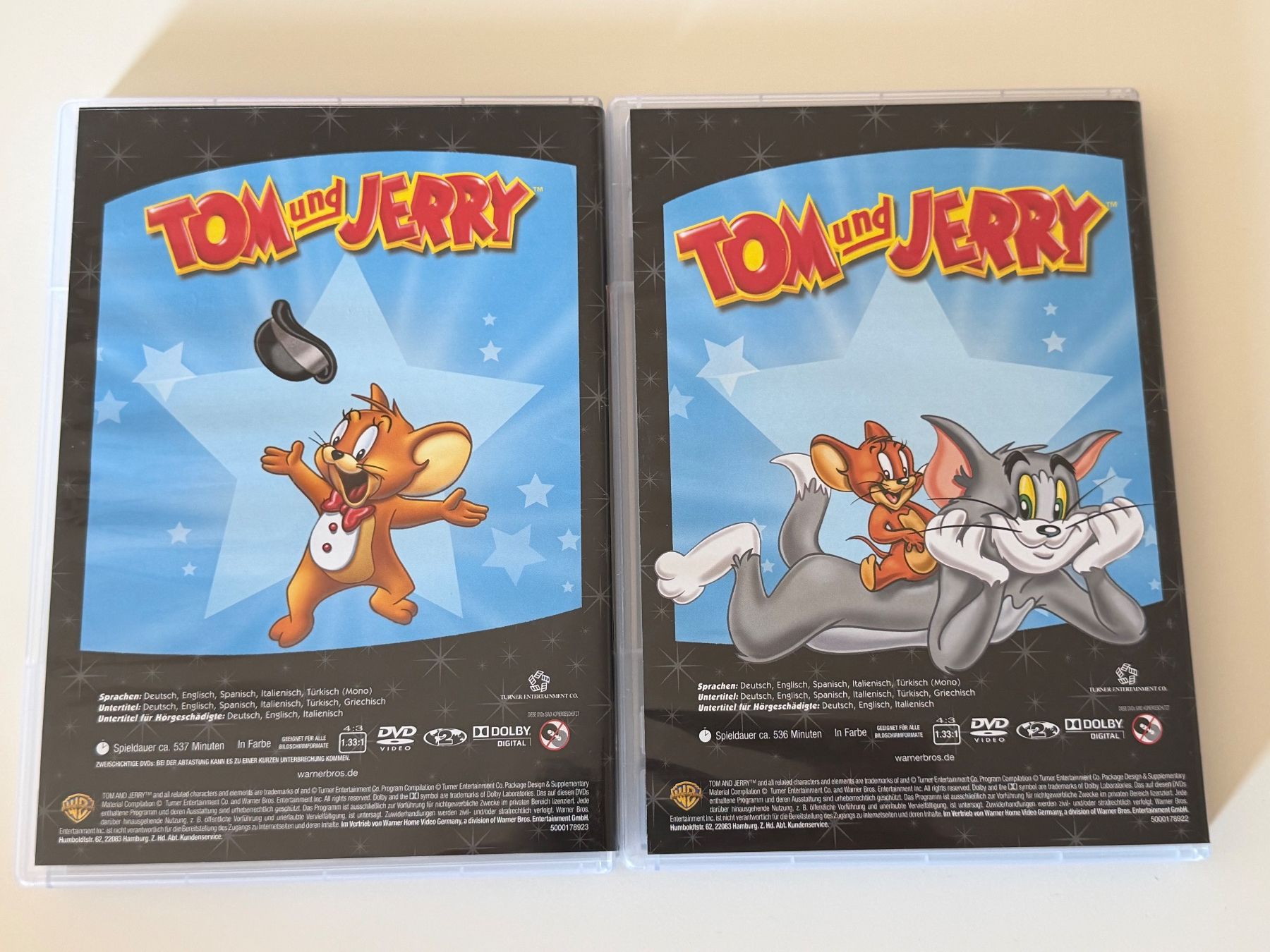 Tutti i DVDs: Tom und Jerry The Ultimate Classic Collection DVD Box-Set – Usato da Altstätten SG venduto da sheamus 6