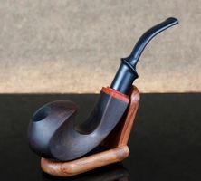 Rauchpfeife aus Holz Ebony Wood