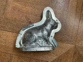 Antike Schokoladenform Schokoladengiessform Hase Ostern Deko