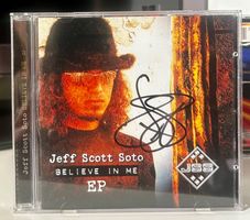 JEFF SCOTT SOTO Believe In Me CD SIGNED TALISMAN EYES TAKARA