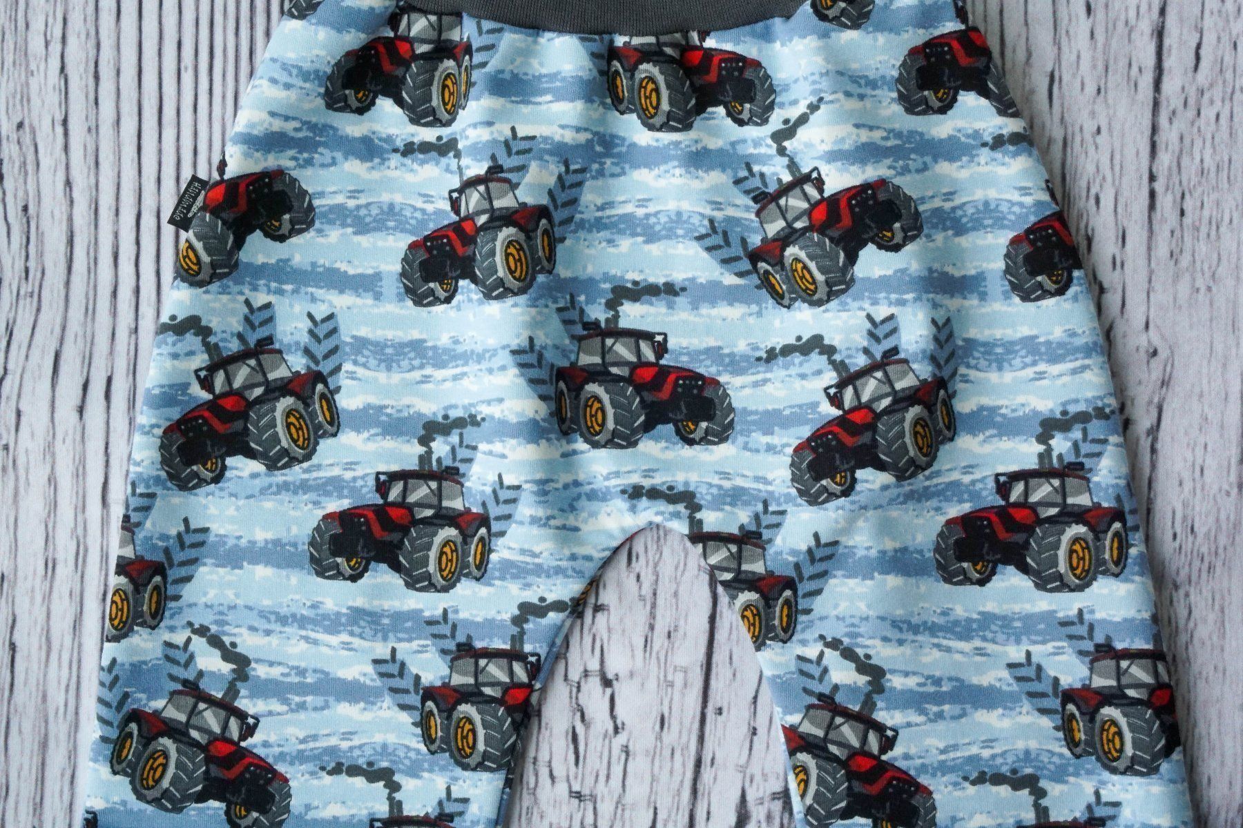 Pantaloni: Warme Pumphose mit Traktor 98/104 - NEU – Nuovo e nell'imballaggio originale da Zürich venduto da sambaum 1