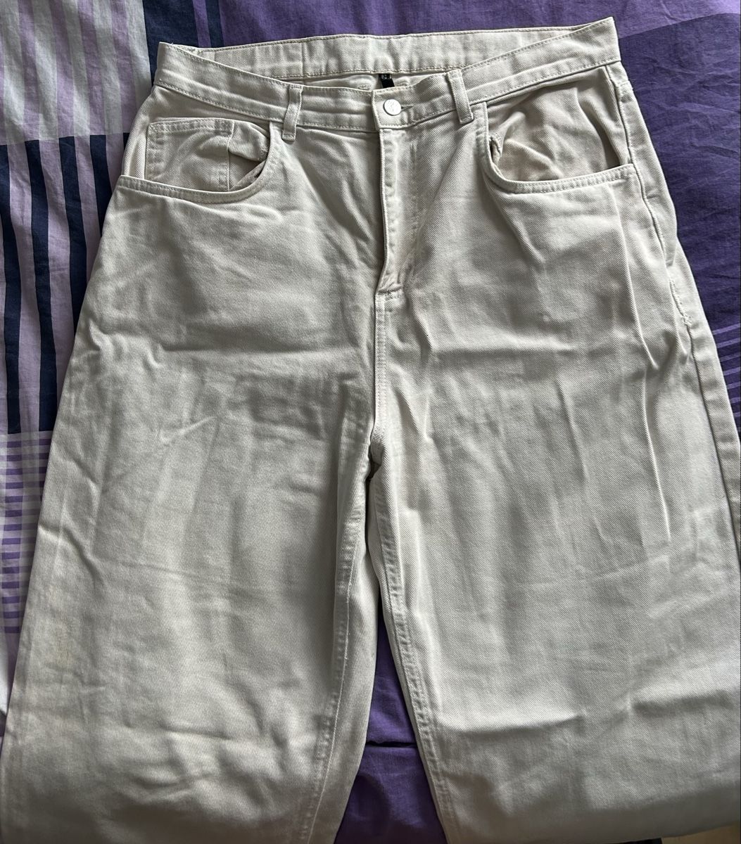 Jeans: Beige Baumwolle Jeans – Usato da Zürich venduto da ElsterAuge7 3