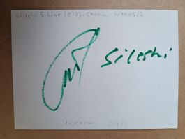 Sileshi Sihine -  original Autogramm - Olympia Silber