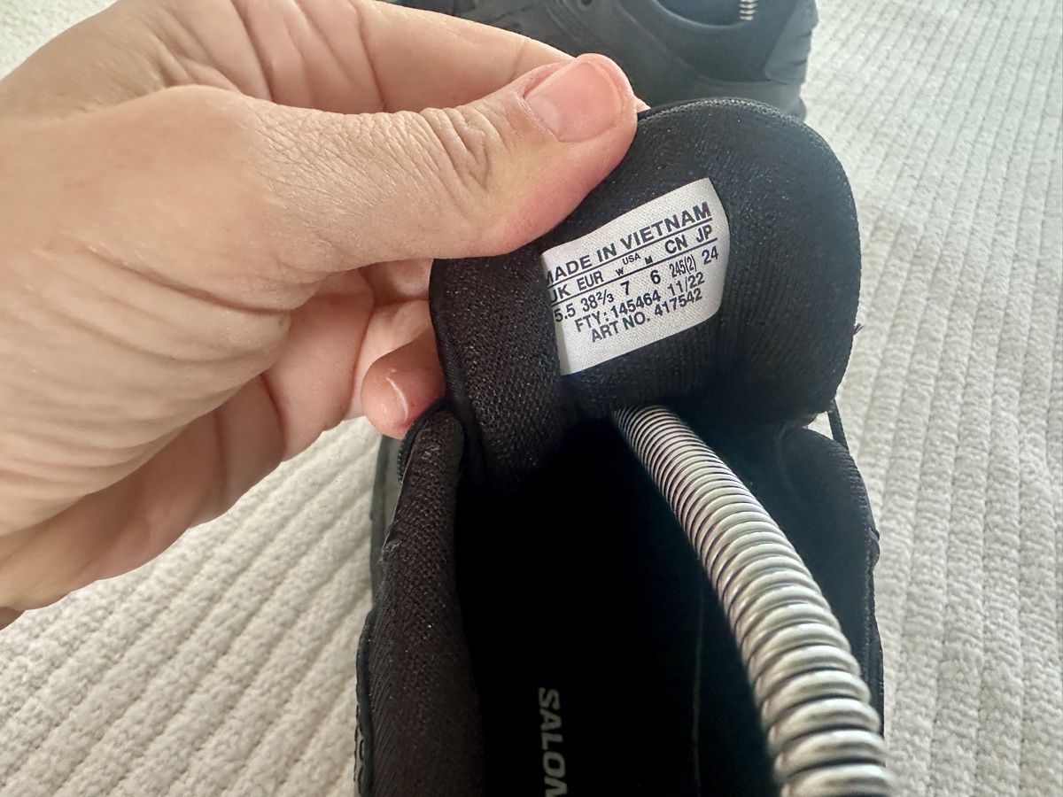 Salomon Scarpe da donna: Salomon sneaker schwarz EU 38 2/3 – Usato da Zürich venduto da aquaya01 5