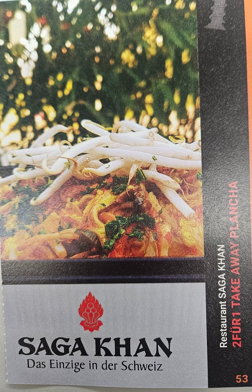 Gutscheine: Rest. SAGA KHAN Mägenwil – Neu und originalverpackt aus Uezwil von Jasmin_