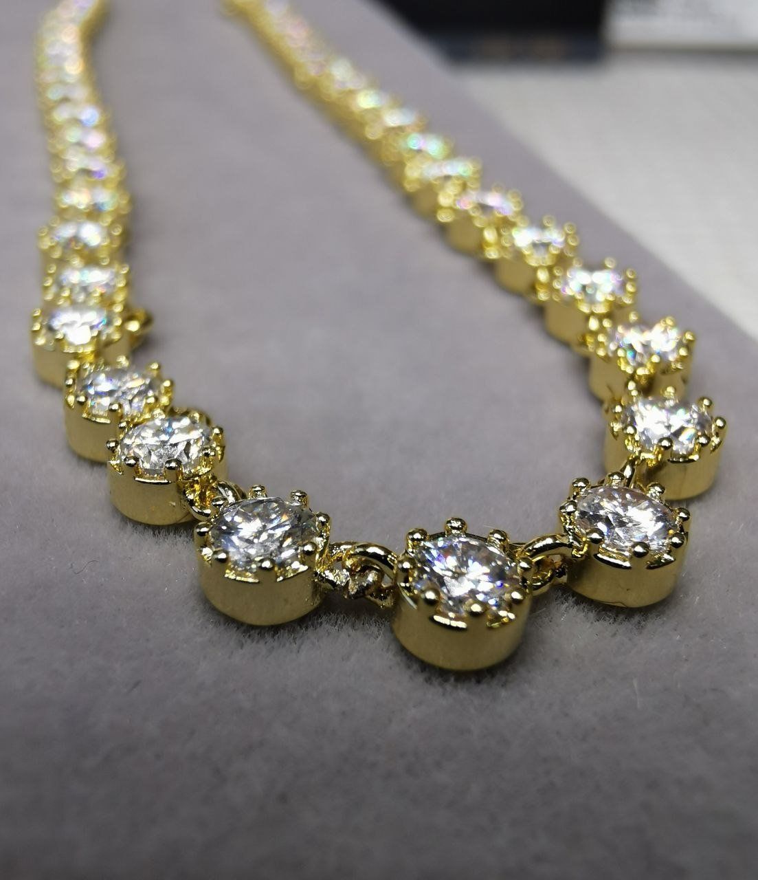 Catenine: Collier argent avec diamants de moissanite de 3,8 ct GRA – Nuovo e nell'imballaggio originale da Reconvilier venduto da Tsma67 1