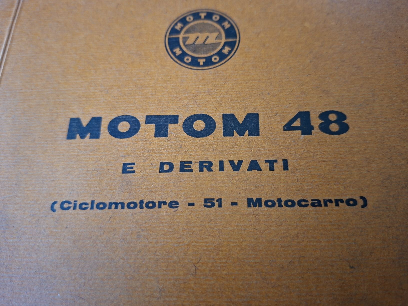 Motom Tutti i ricambio per moto: Motom 48 e derivati catalogo générale del  1958 oldtimer  – Usato da lausanne venduto da Nicolier0 1