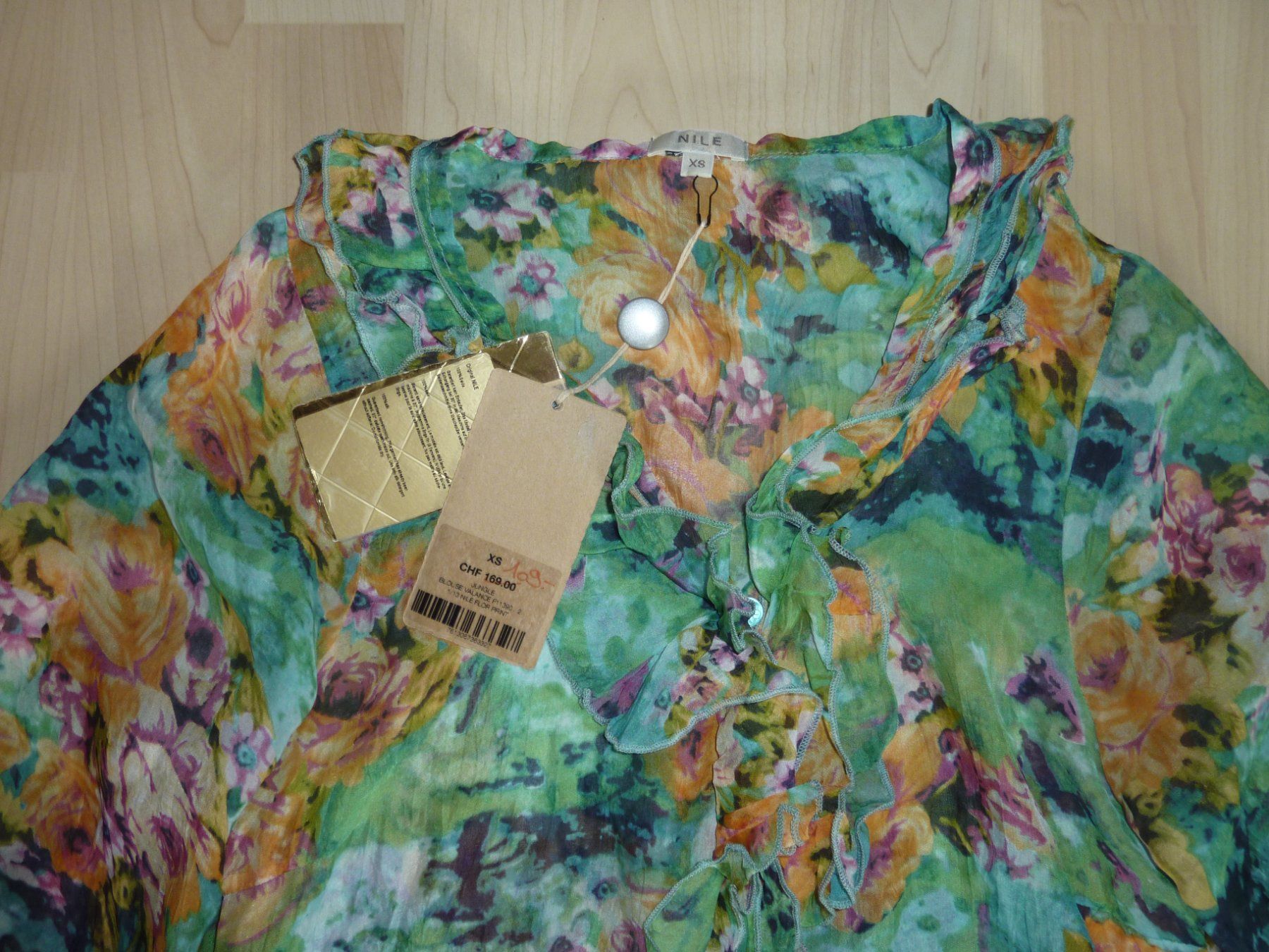 Nile Camicette: Nile Seiden Bluse Gr. XS neu – Nuovo e nell'imballaggio originale da Melchnau venduto da BarbaraD01 1