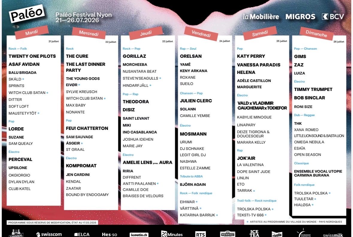 Biglietti: Paleo festival – Nuovo (secondo la descrizione) da Schmitten FR venduto da Moscasto 1