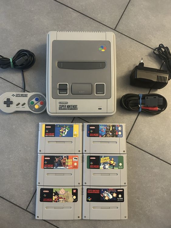 Nintendo Console: Nintendo Snes Konsole mit 6 Top spiele – Usato da Oftringen venduto da Breza22 1