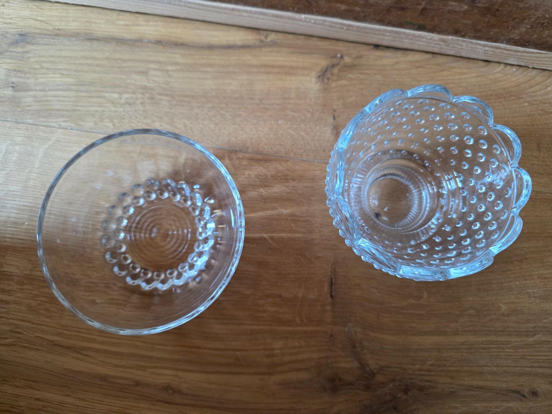 Ciotole: 2 Glas Schalen Schüssel Schale – Usato da Walterswil BE venduto da Lonitti 1