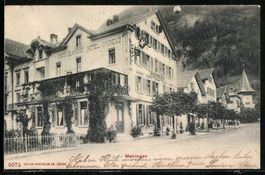 Meiringen, Hotel zum Kreuz mit Wintergar