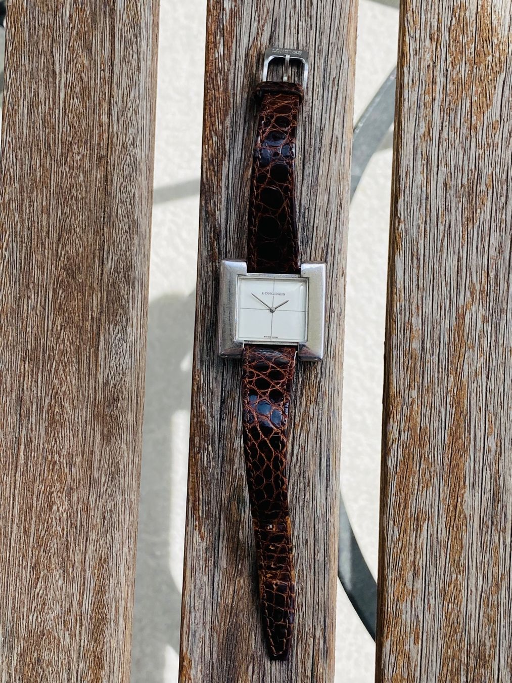 Longines Orologi: Longines Serge Manzon ref. 5004 Silver 925 - Rare / Selten – Usato da Küsnacht ZH venduto da Pedramy 3