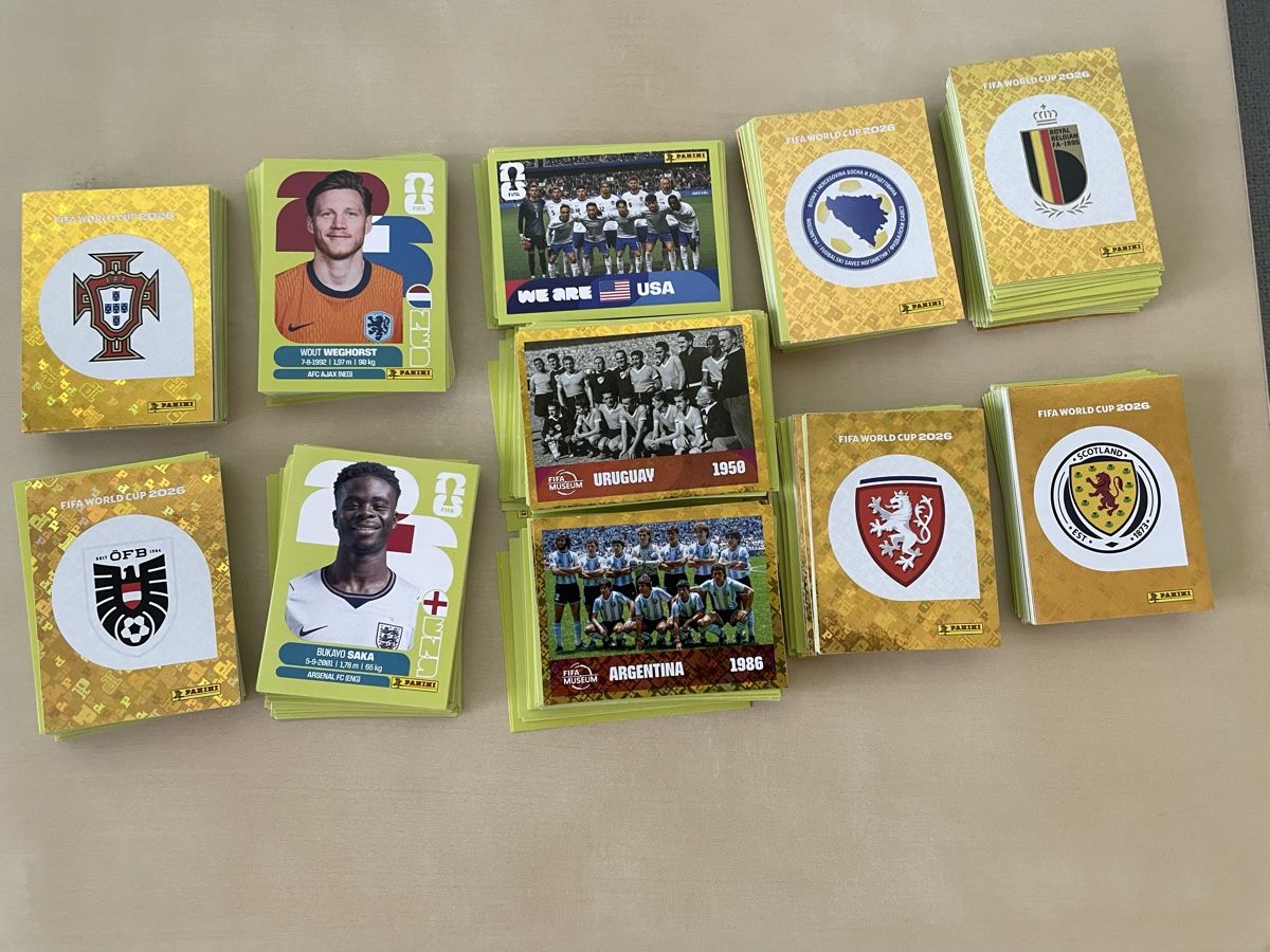 Panini Carte collezionabili: Doppelte Panini Bilder der FIFA World Cup 2026 – Nuovo (secondo la descrizione) da Bonstetten venduto da hindenburg75